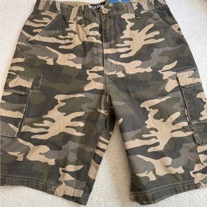 RW Camo Cargo Shorts